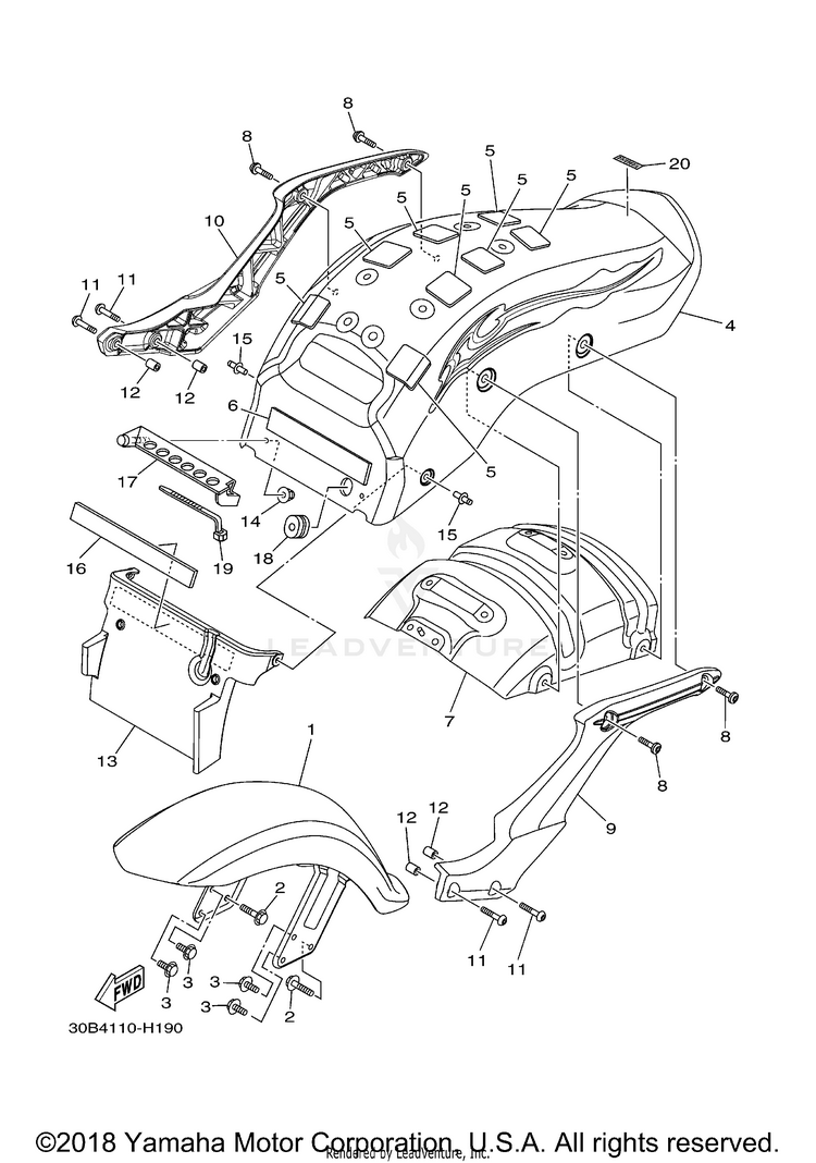Fender RAIDER - XV19CYCS - 2009 Schematic