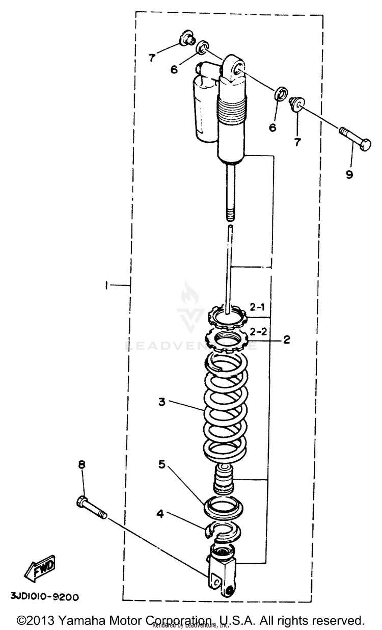 Rear Shocks Schematic