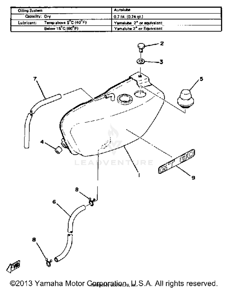 Oil Tank Gt80g Schematic