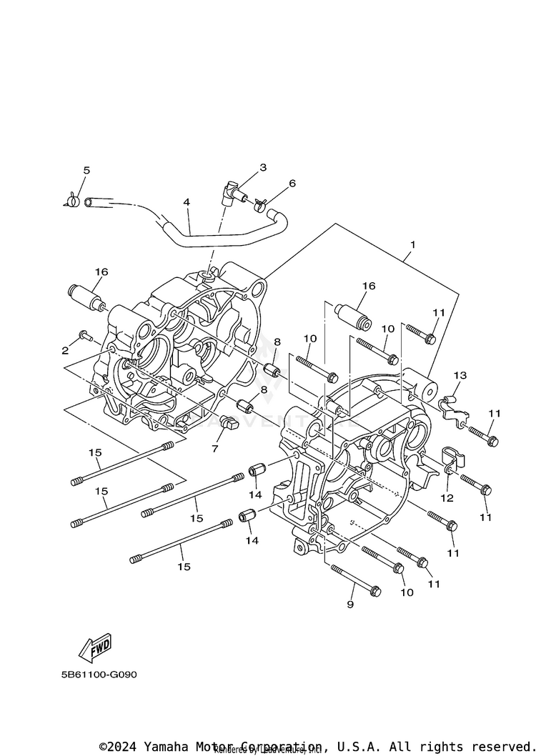 Crankcase Schematic