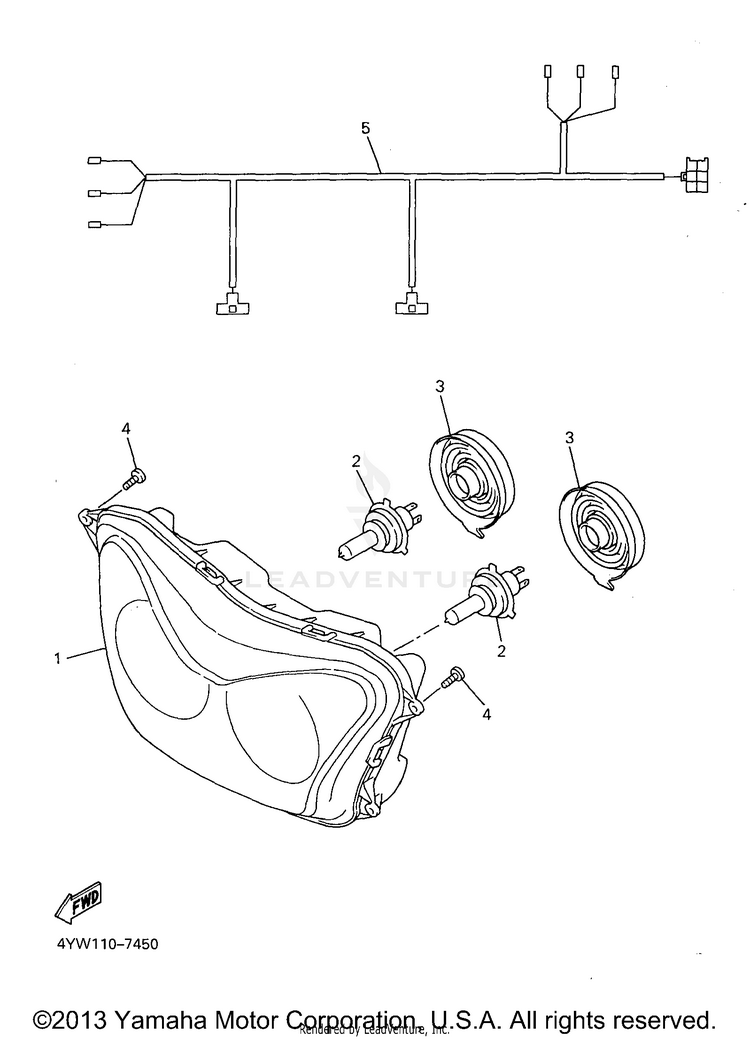 Headlight Schematic