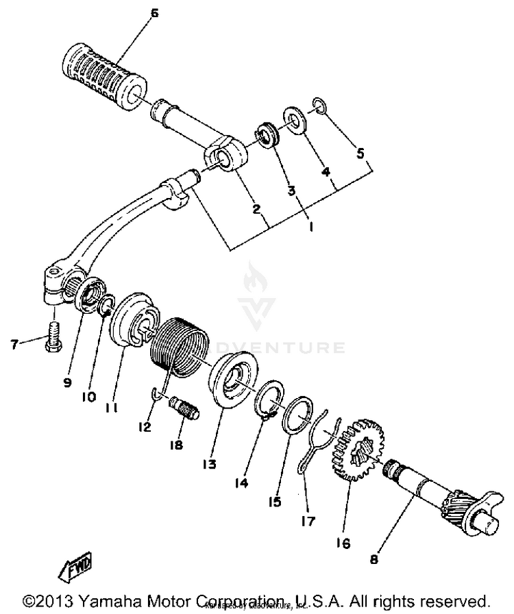 Kick Starter GTMXF - 1979 Schematic