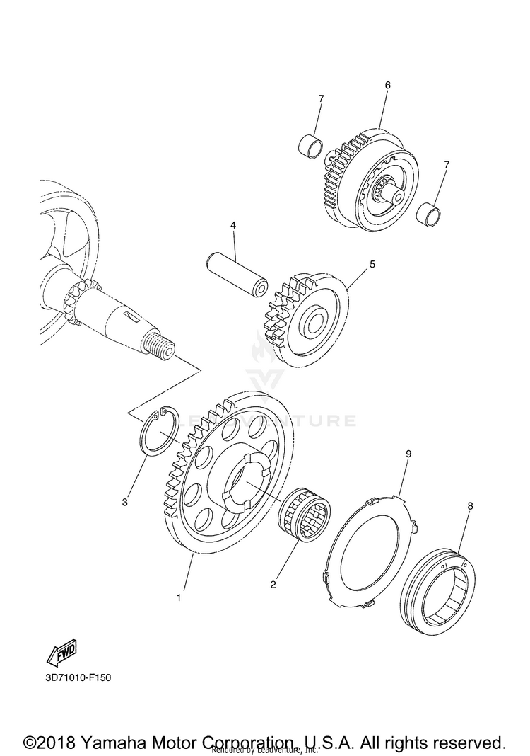 Starter Clutch Schematic