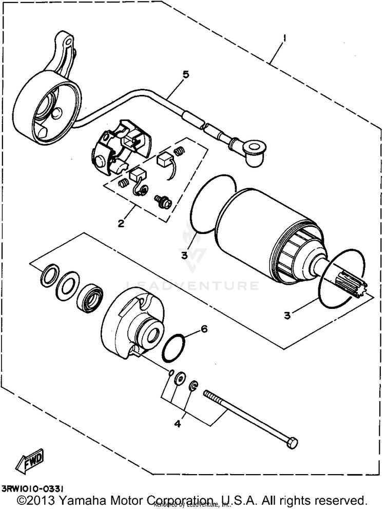 Starting Motor Schematic