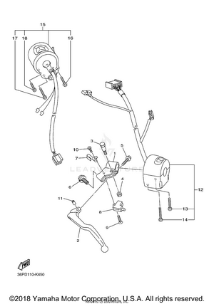 Handle Switch Lever Schematic