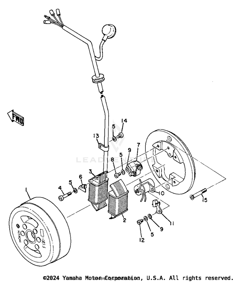Flywheel Magneto (At1cmx & Ct1c) Schematic
