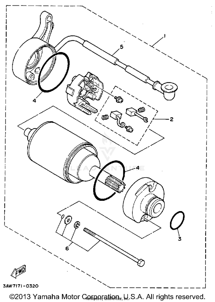 Starting Motor Schematic