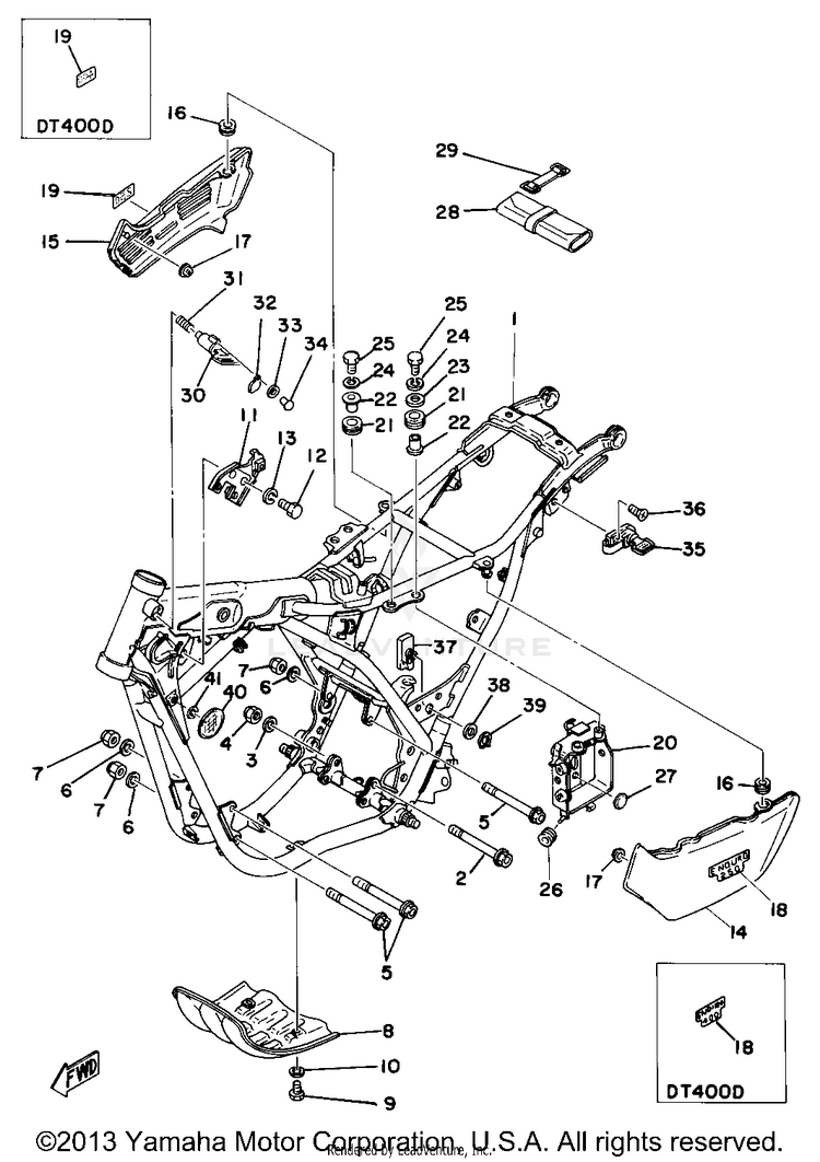 Frame - Side Cover Schematic