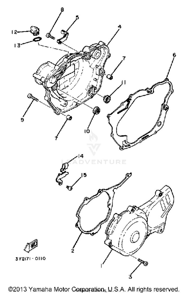 Crankcase Cover Schematic