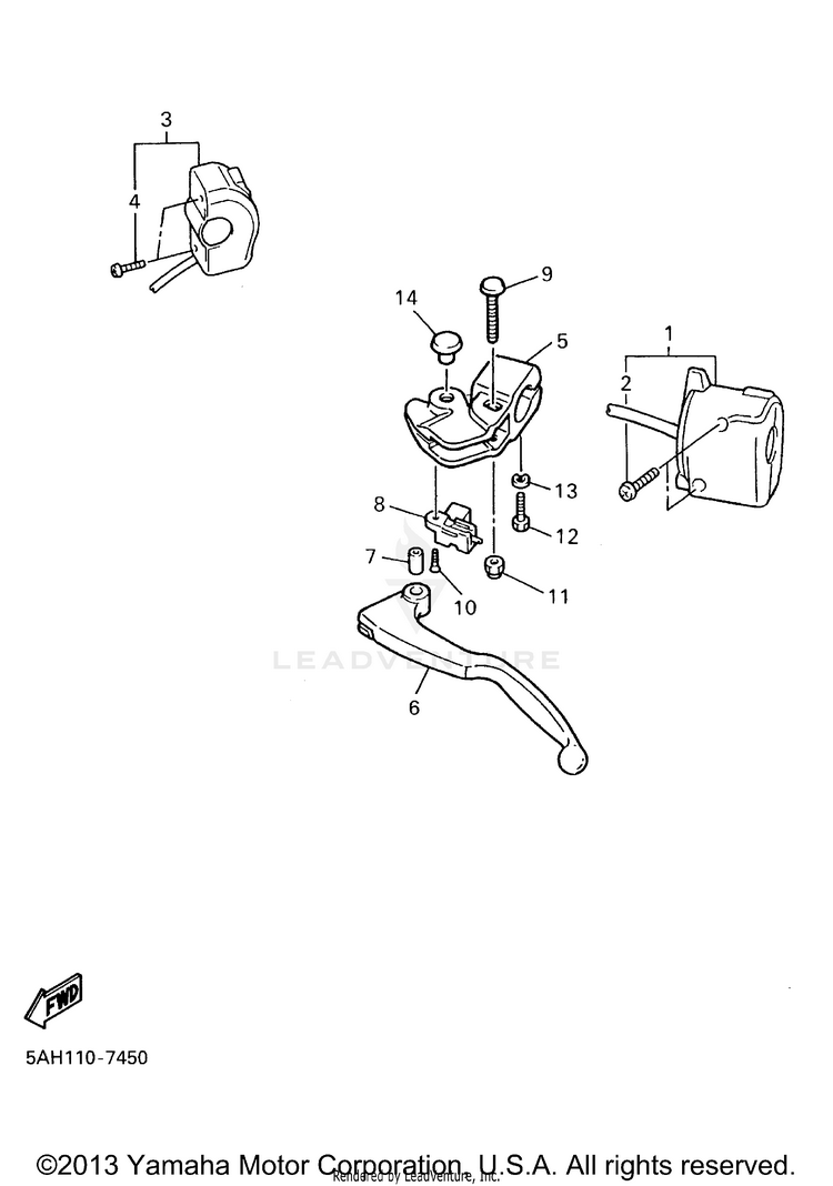 Handle Switch Lever Schematic