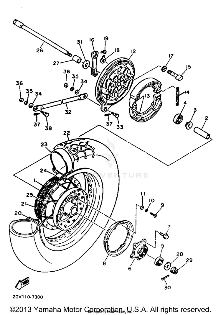 Rear Wheel Schematic