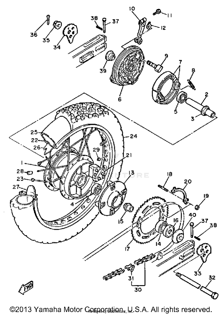 Rear Wheel Schematic