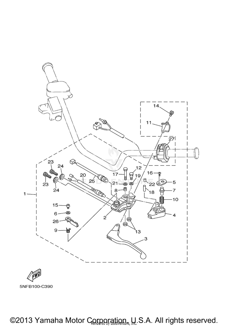 Handle Switch Lever Schematic