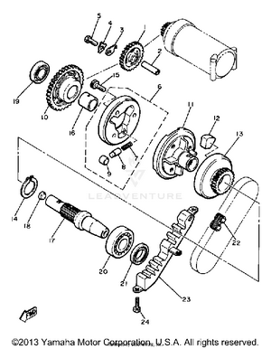 Starting Clutch Schematic
