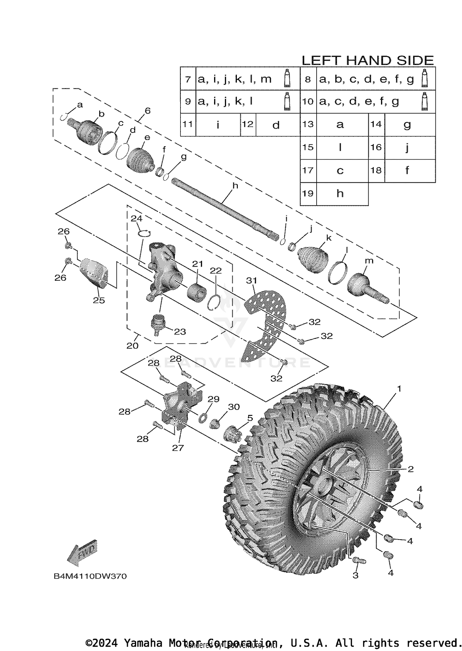 Assembly diagram