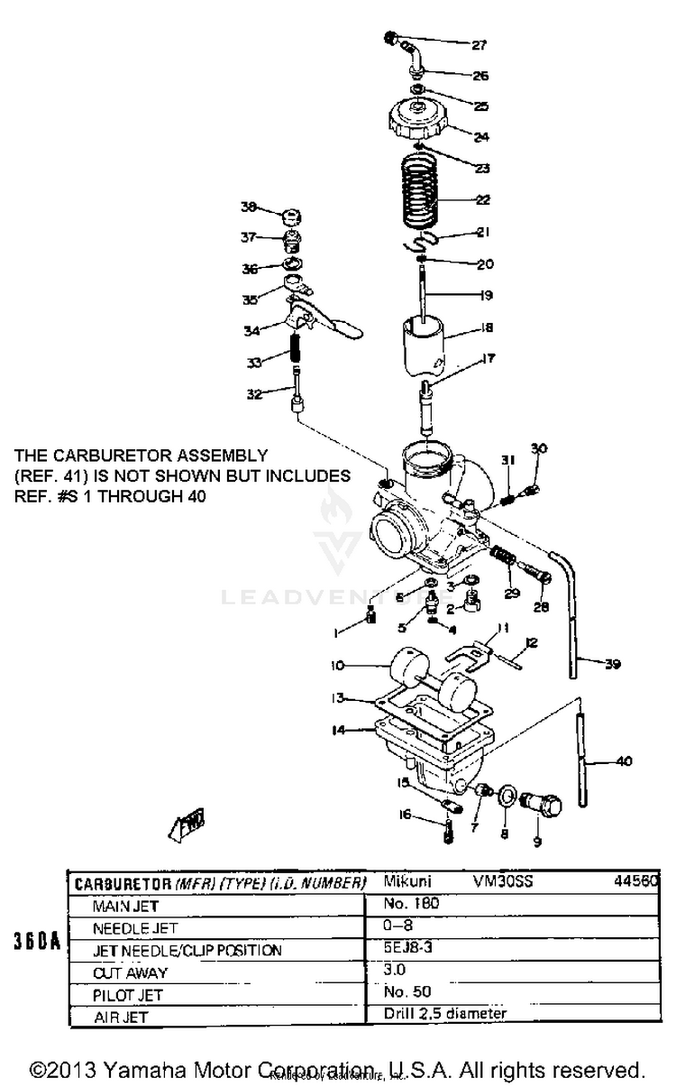 Carburetor Schematic