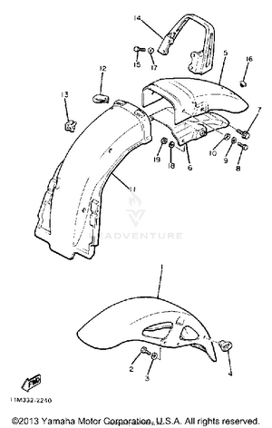 Front Fender Rear Fender Schematic