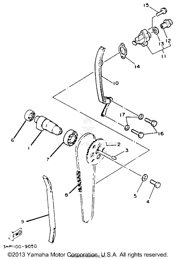 Camshaft - Chain Schematic