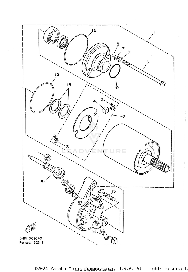 Starting Motor Schematic