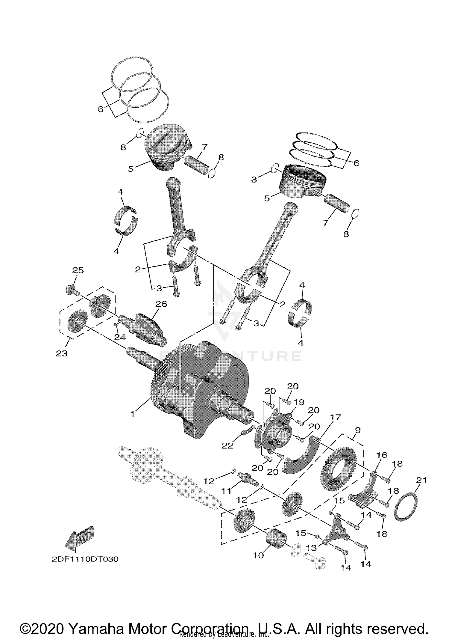 CRANKSHAFT PISTON