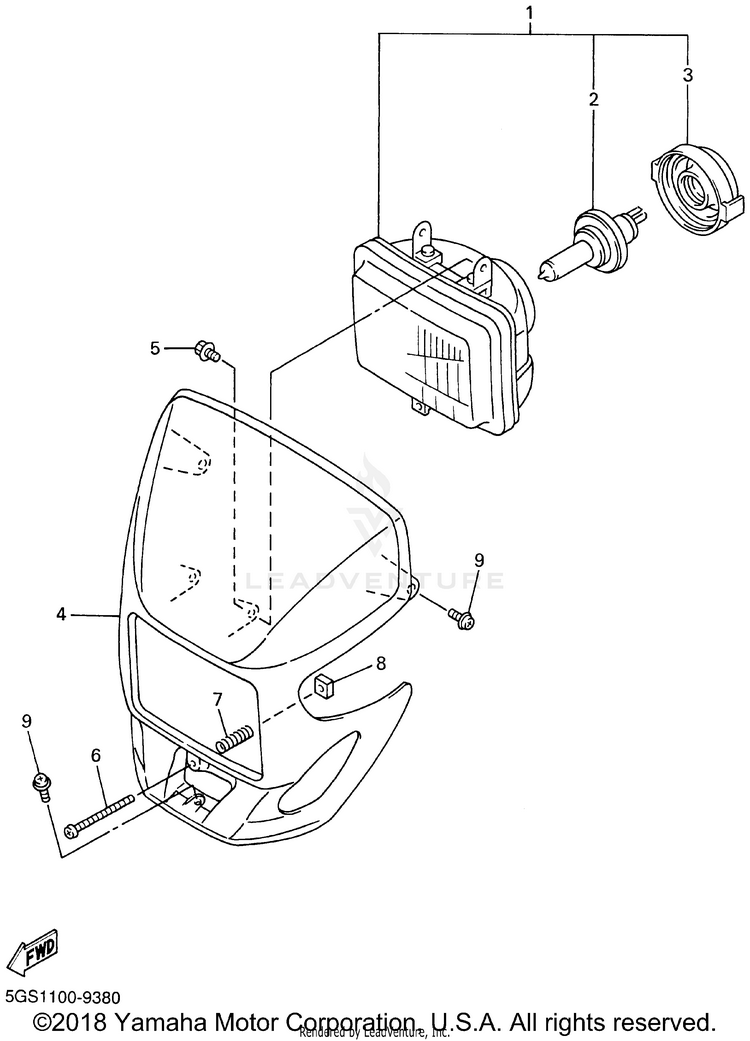 Headlight Schematic