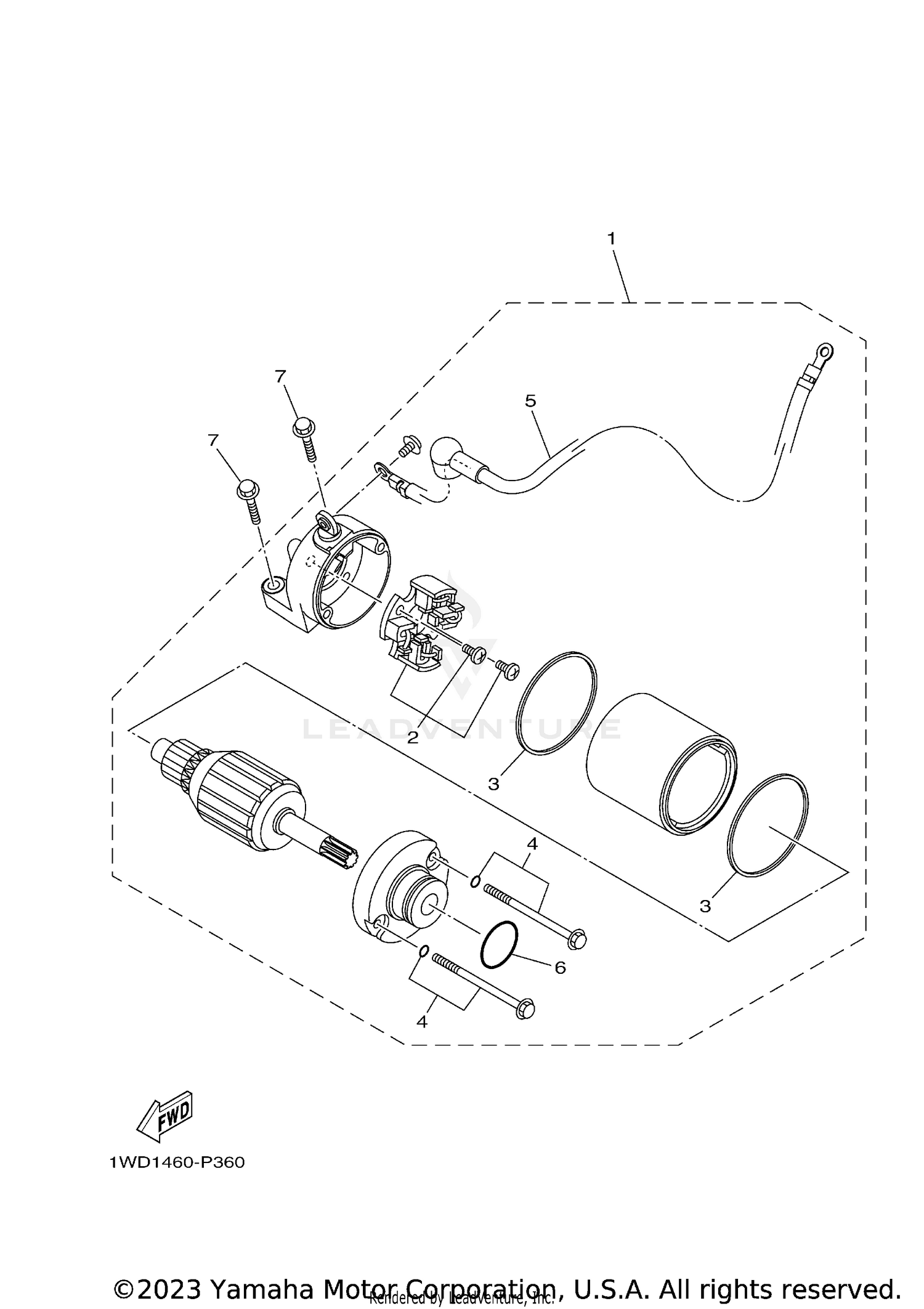STARTING MOTOR