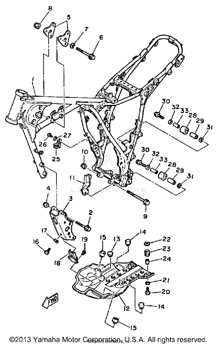 Frame Xt600lc - Nc Schematic