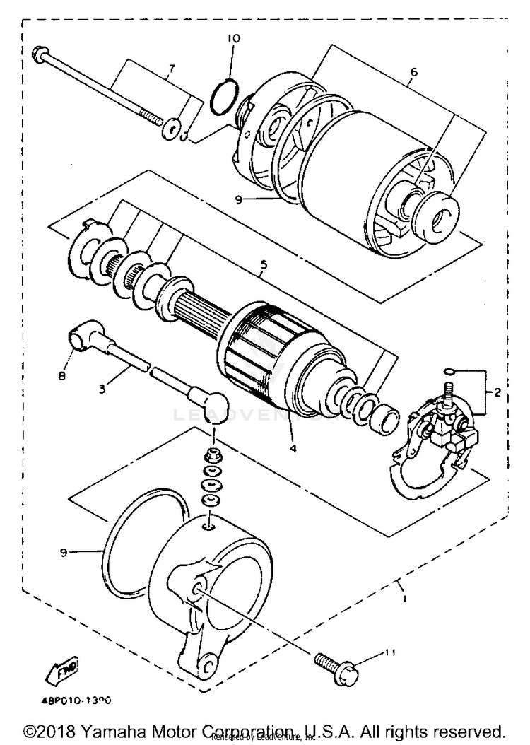Starting Motor Schematic