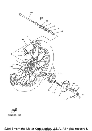 Front Wheel Schematic