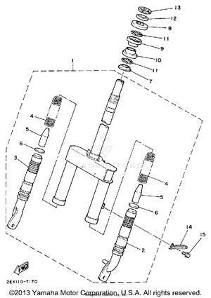 Front Fork Schematic