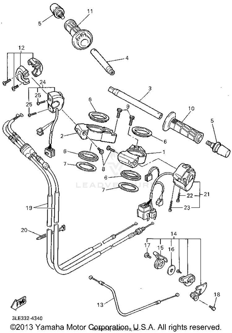 Steering Handle Cable Schematic