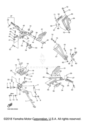 Stand Footrest Schematic