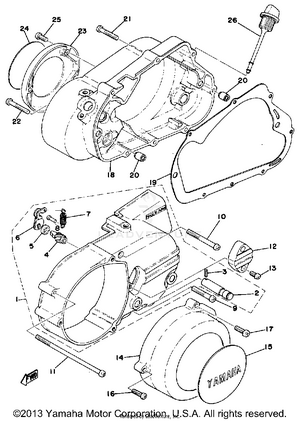 Crankcase Cover Schematic