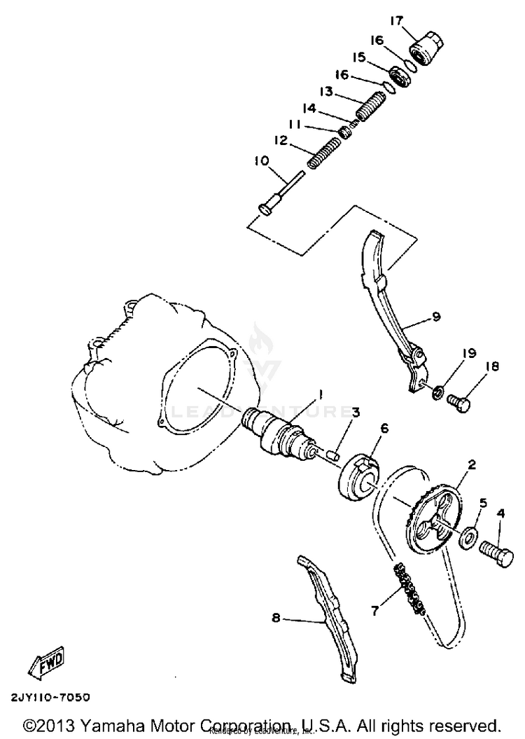 Camshaft Chain Schematic