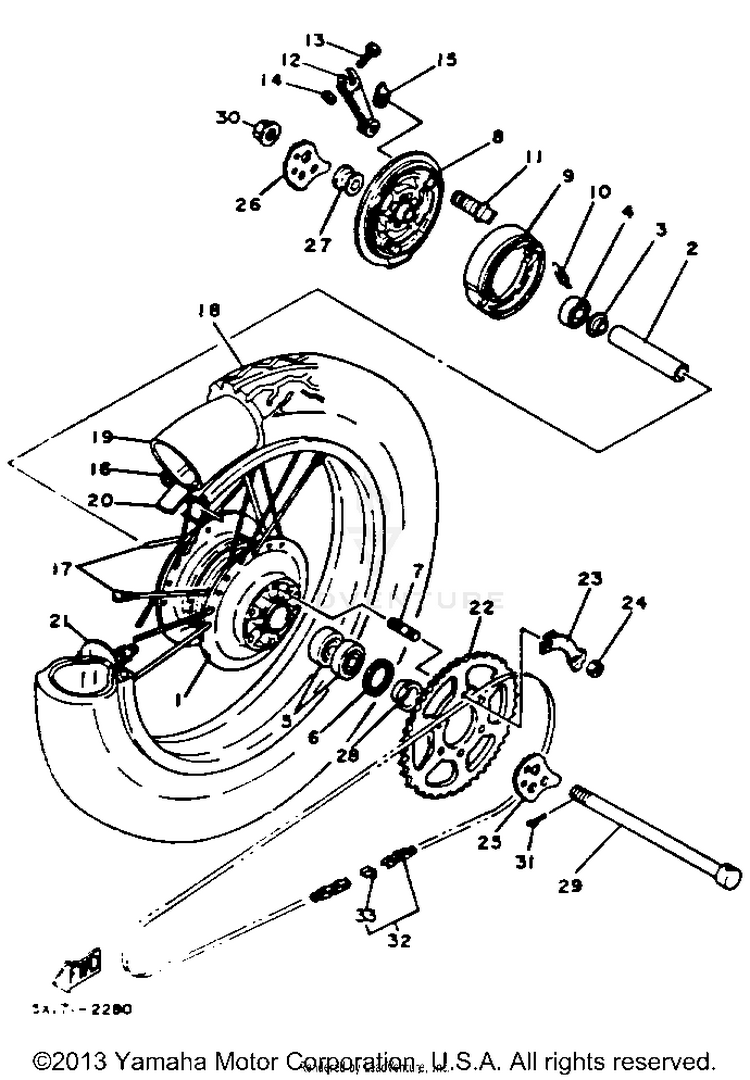 Rear Wheel Schematic