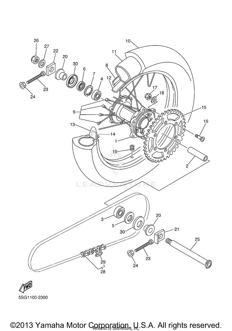 Rear Wheel Schematic
