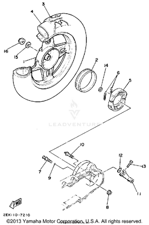 Rear Wheel Schematic