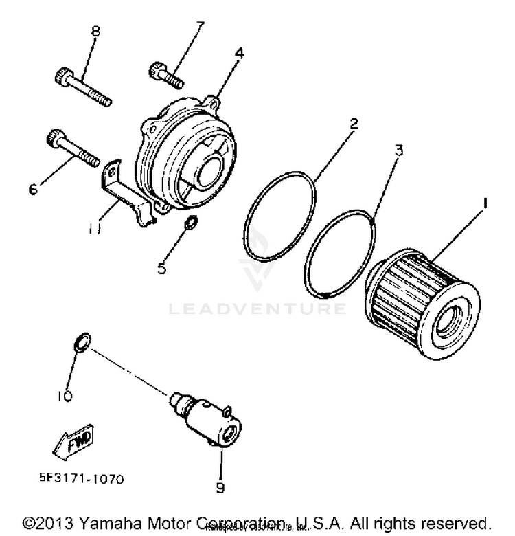 Oil Filter Schematic