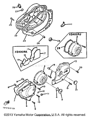 Crankcase Cover Schematic