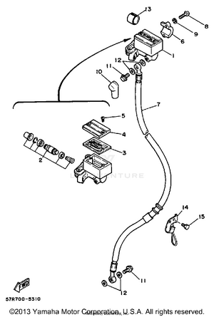 Front Master Cylinder Schematic