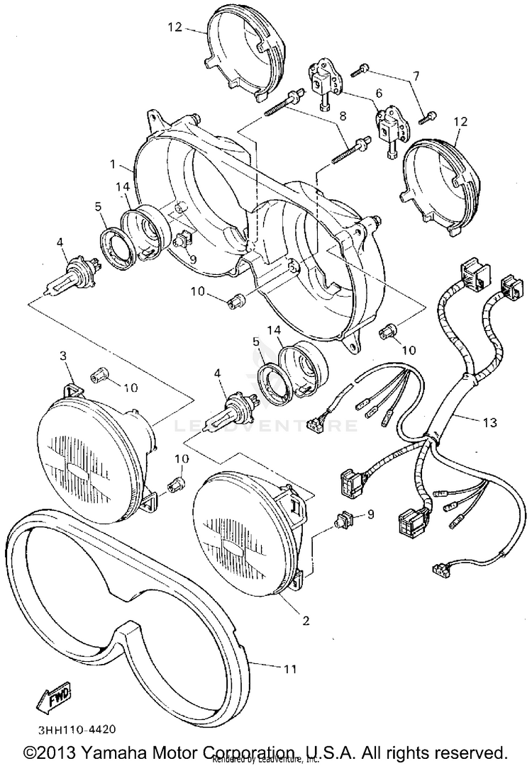 Headlight Schematic