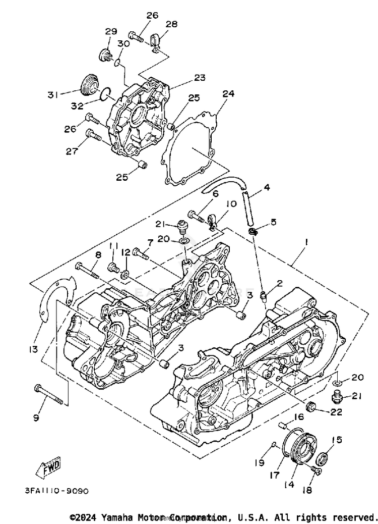 Crankcase Schematic