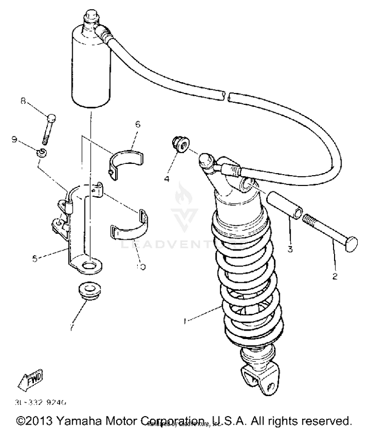 Rear Shocks Schematic