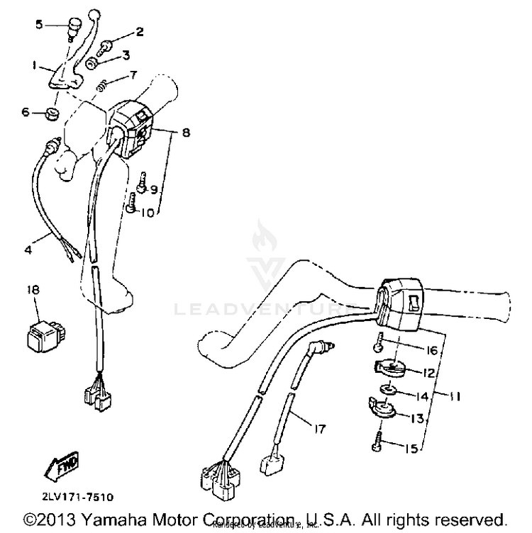 Handle Switch Lever Schematic