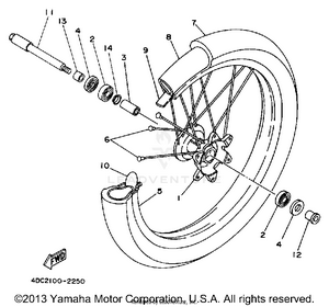 Front Wheel Schematic