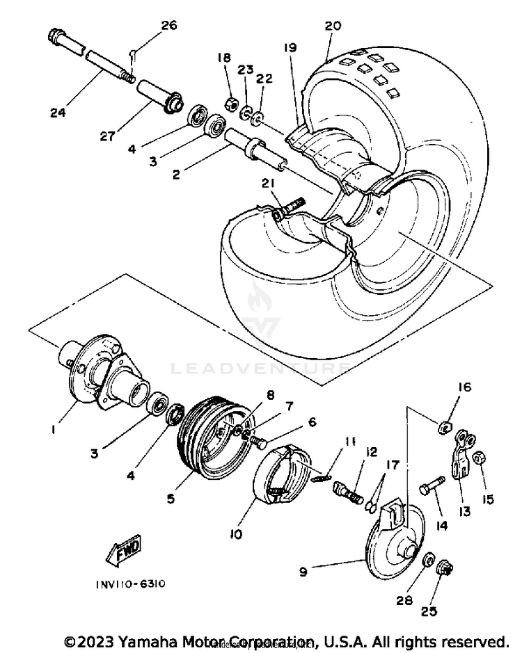 Front Wheel Schematic