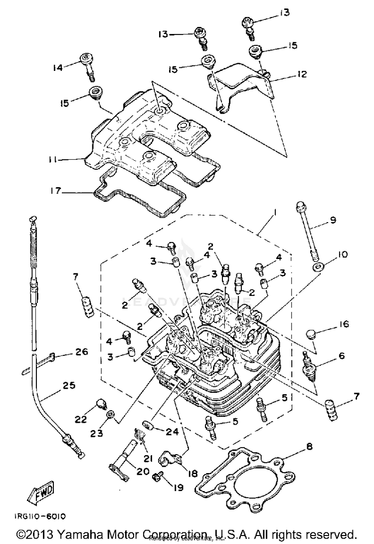 Cylinder Head Schematic