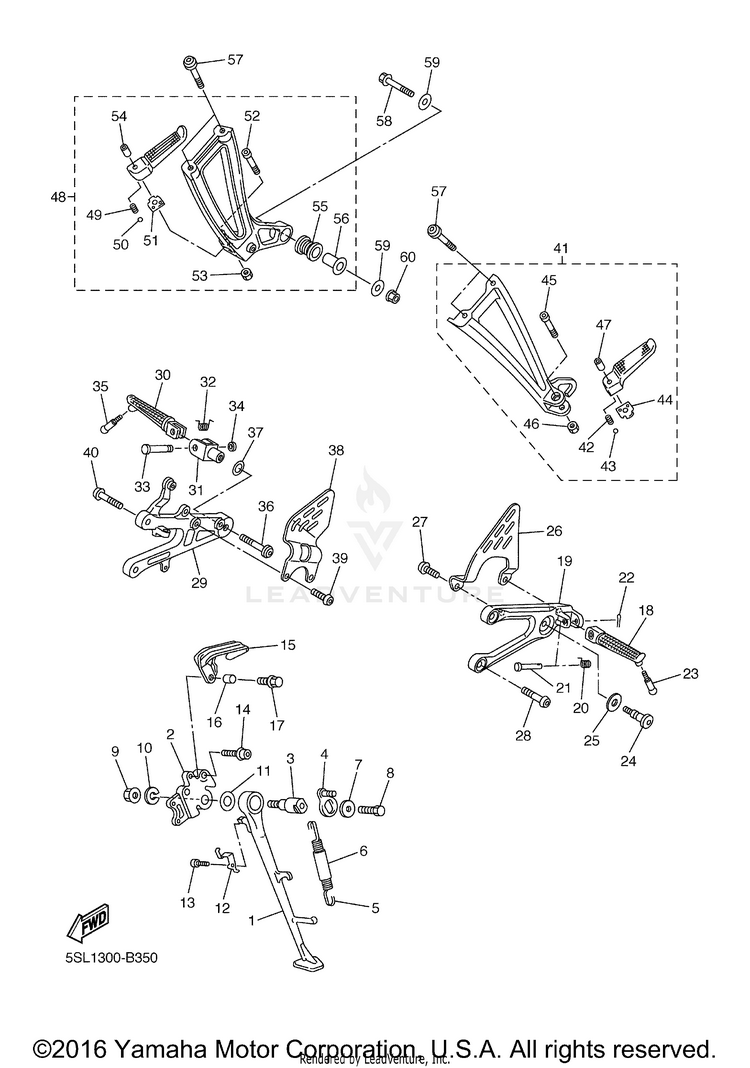 Stand Footrest Schematic