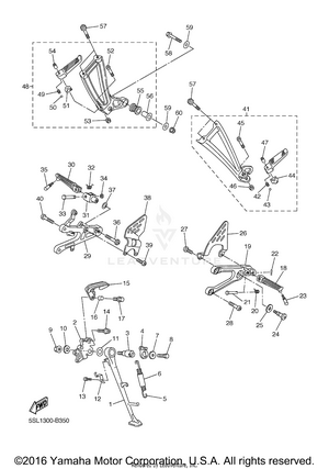 Stand Footrest Schematic