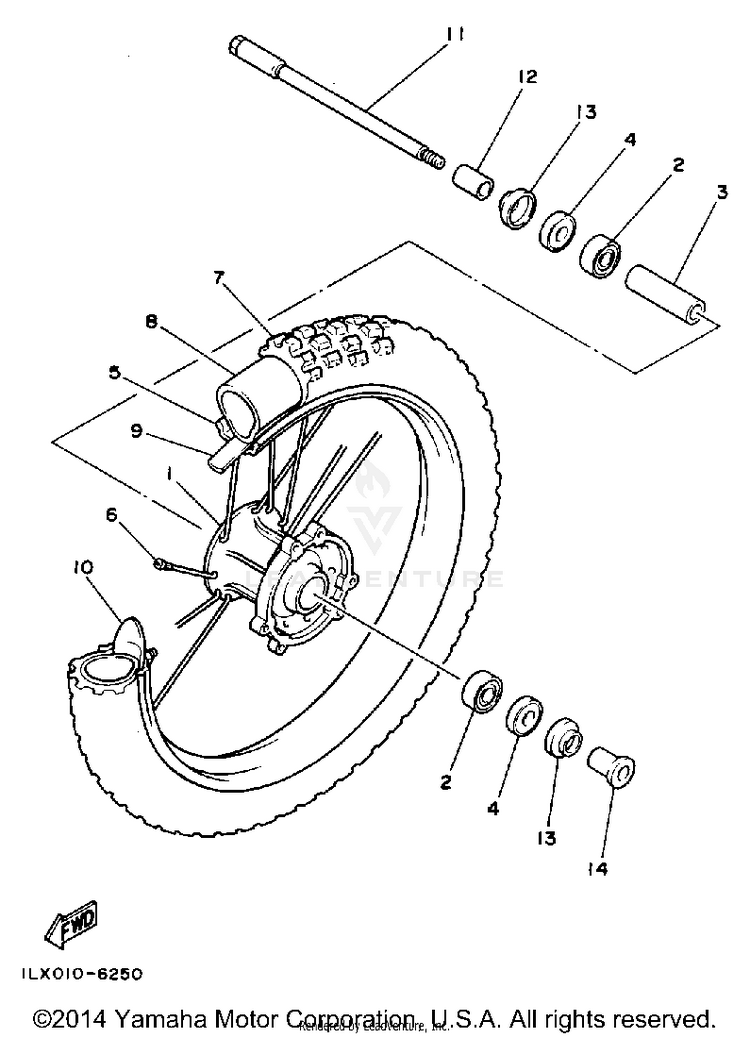 Front Wheel Schematic